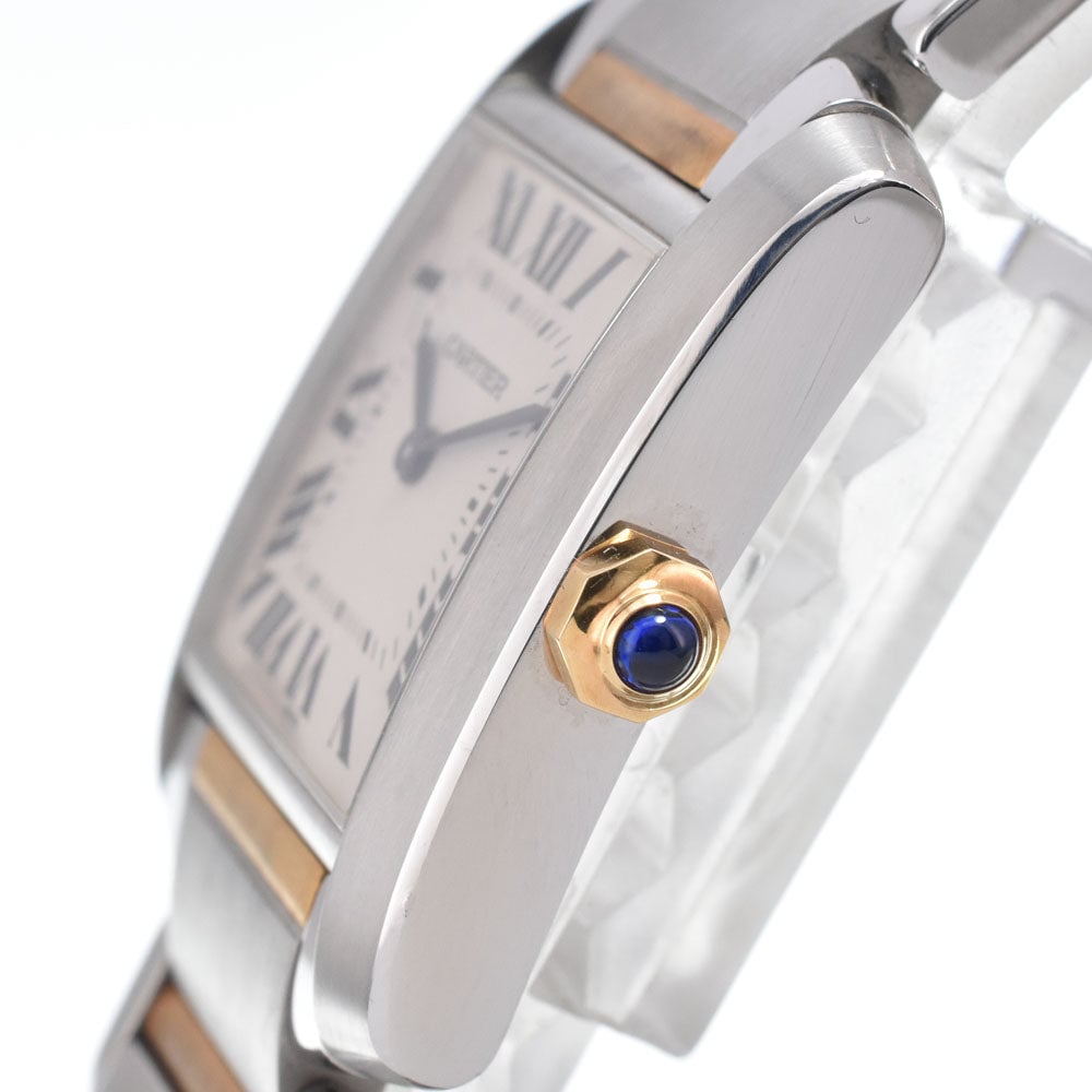 Cartier Tank Francaise Quartz Stainless Steel and Yellow Gold 25