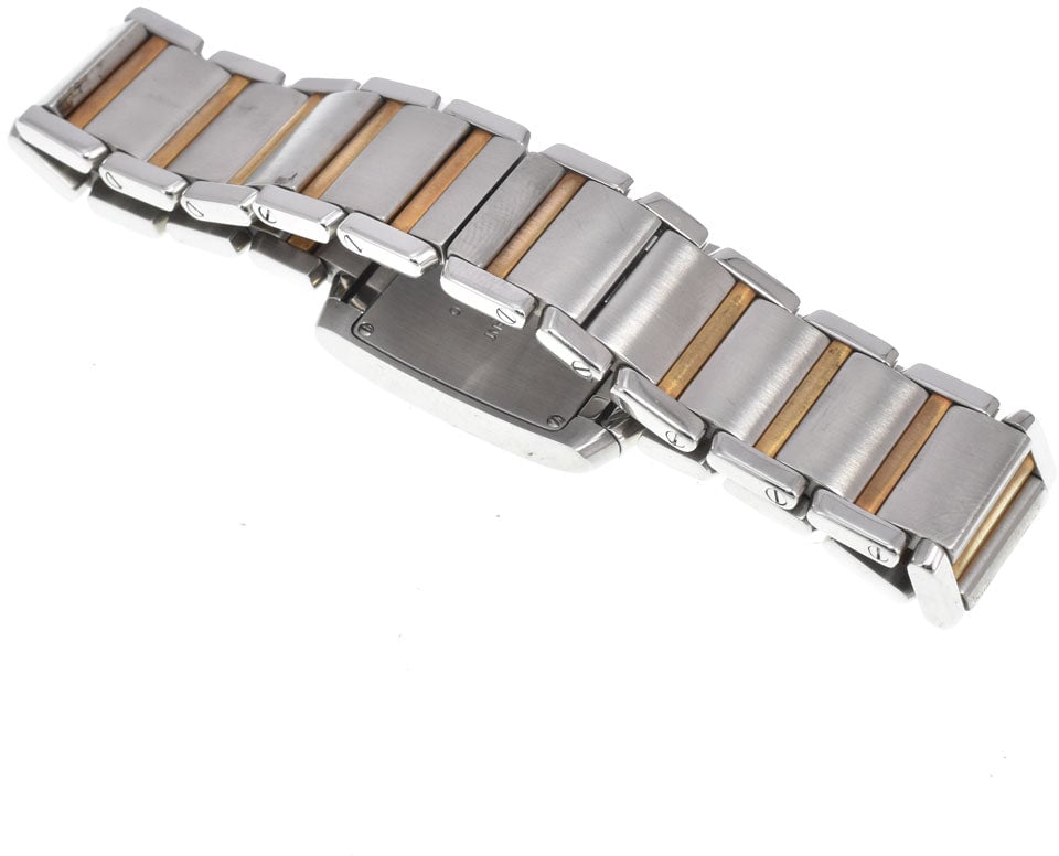 Cartier Tank Francaise Quartz Stainless Steel and Yellow Gold 25