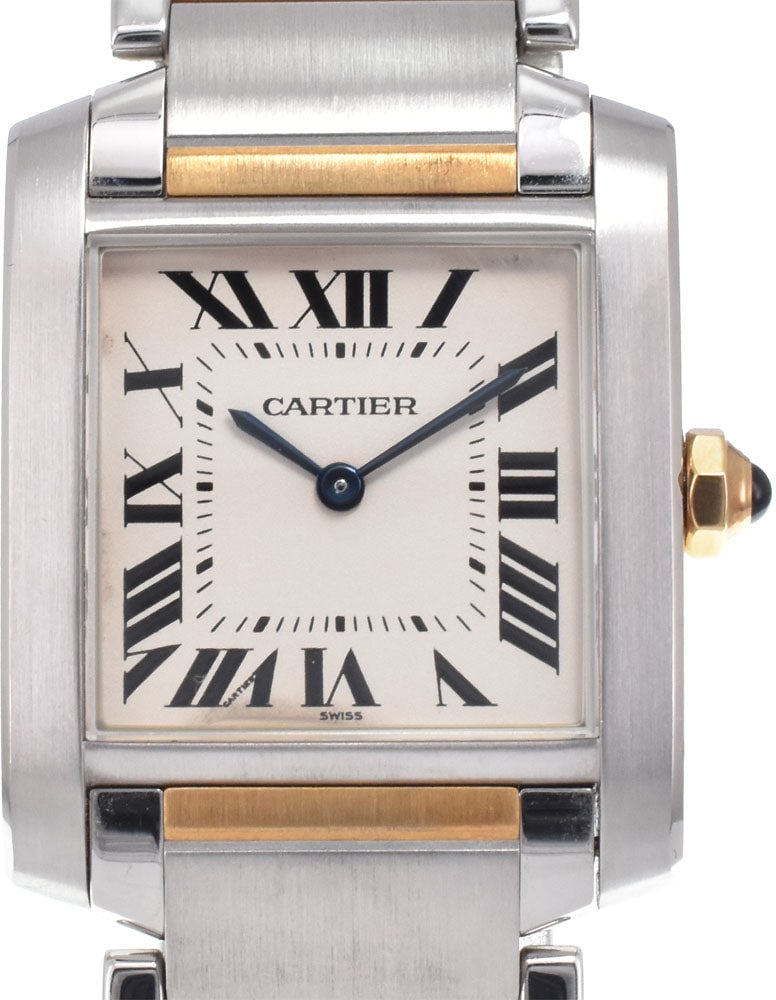 Cartier Tank Francaise Quartz Stainless Steel and Yellow Gold 25