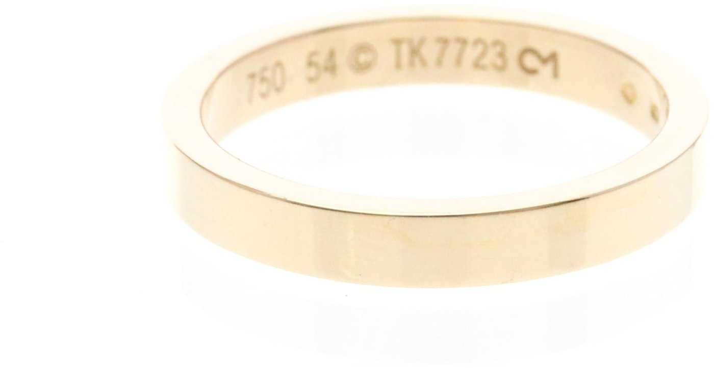 Cartier C de Cartier Wedding Band 18K Rose Gold 3mm