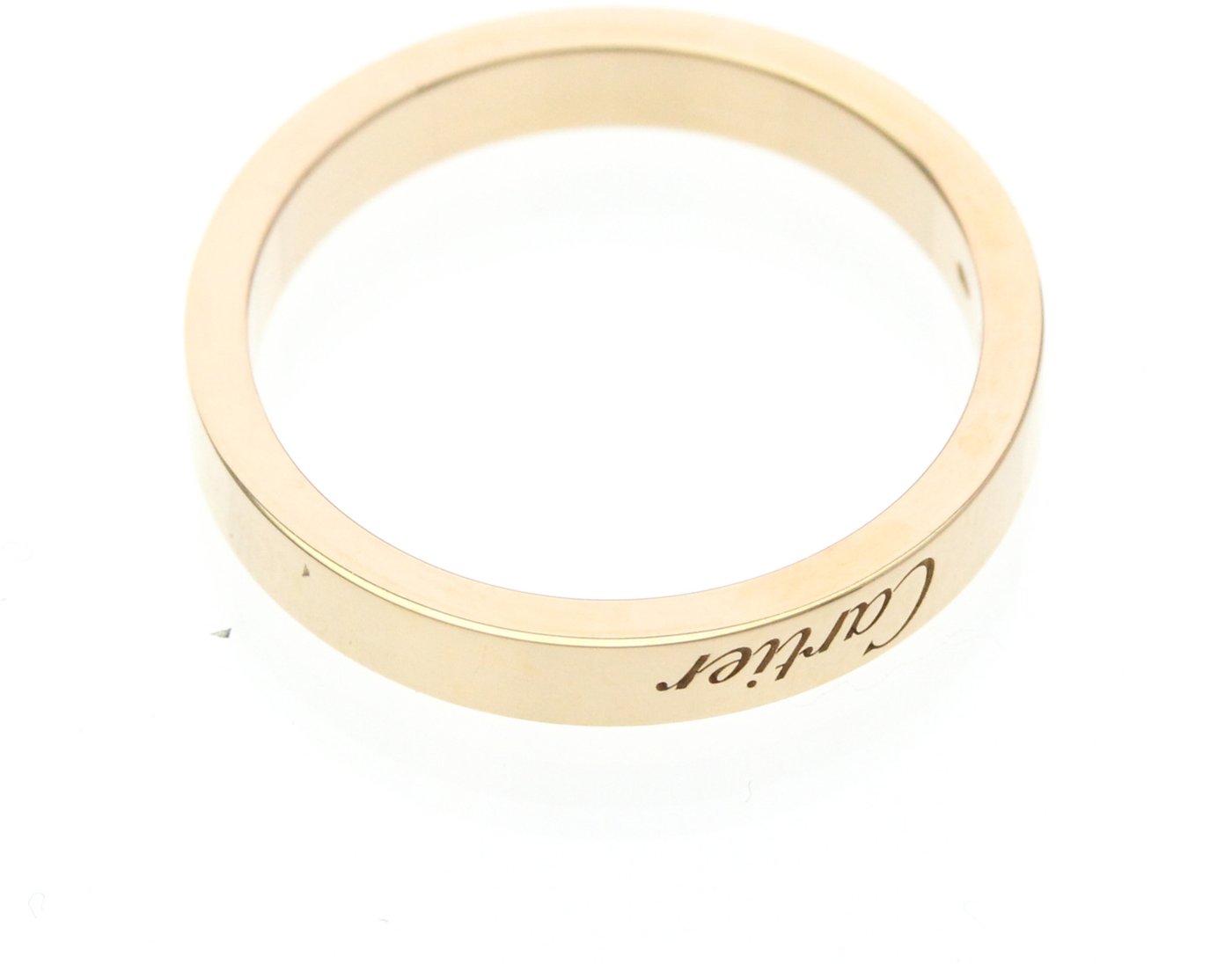 Cartier C de Cartier Wedding Band 18K Rose Gold 3mm