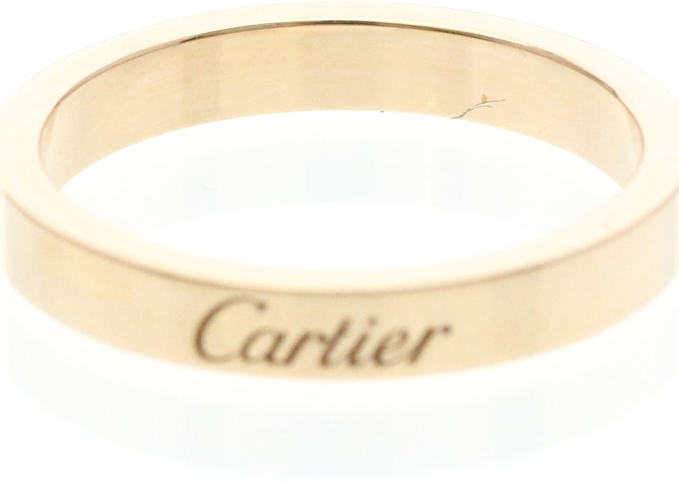 Cartier C de Cartier Wedding Band 18K Rose Gold 3mm