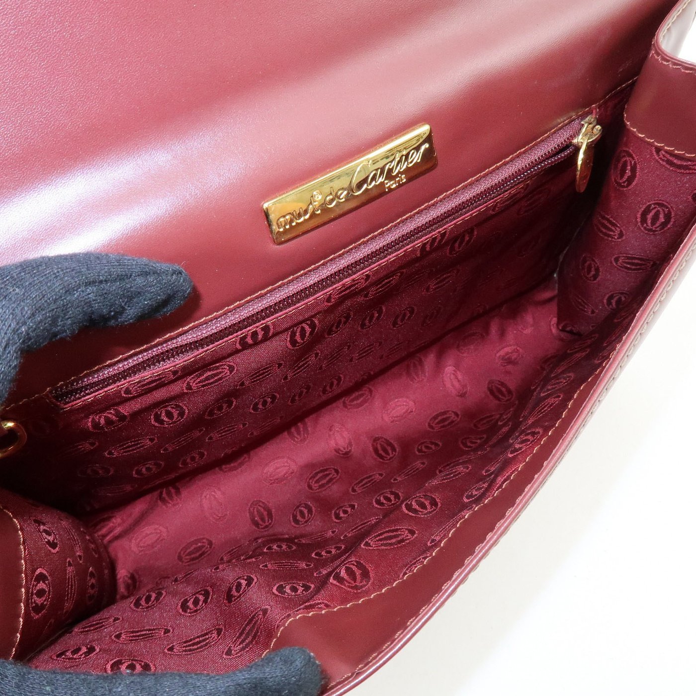 Cartier Must de Cartier Clutch Leather
