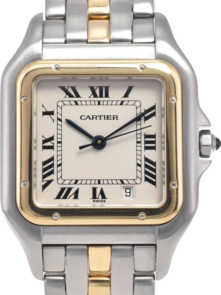 Cartier Vintage Panthere de Cartier Quartz Rose Gold with Diamond Bezel, Lugs and Bracelet 22
