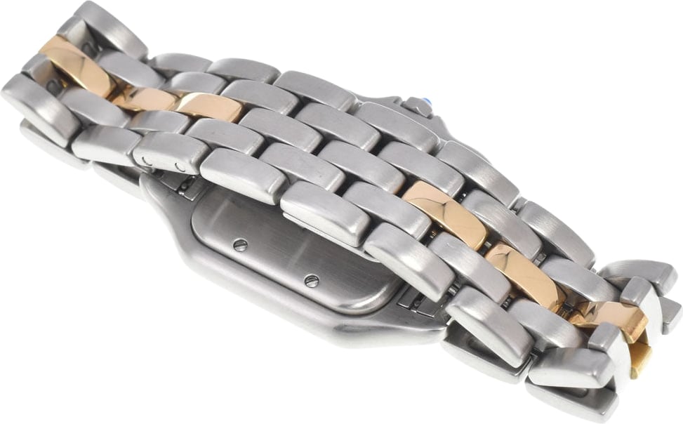 Cartier Vintage Panthere de Cartier Quartz Rose Gold with Diamond Bezel, Lugs and Bracelet 22
