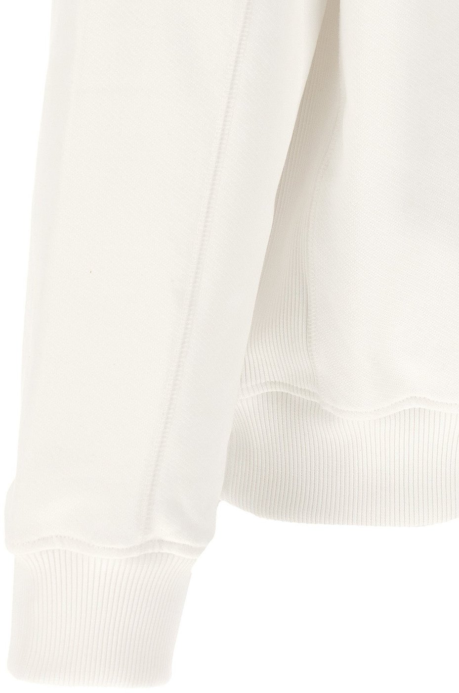 Casablanca White Organic Cotton Sweatshirt