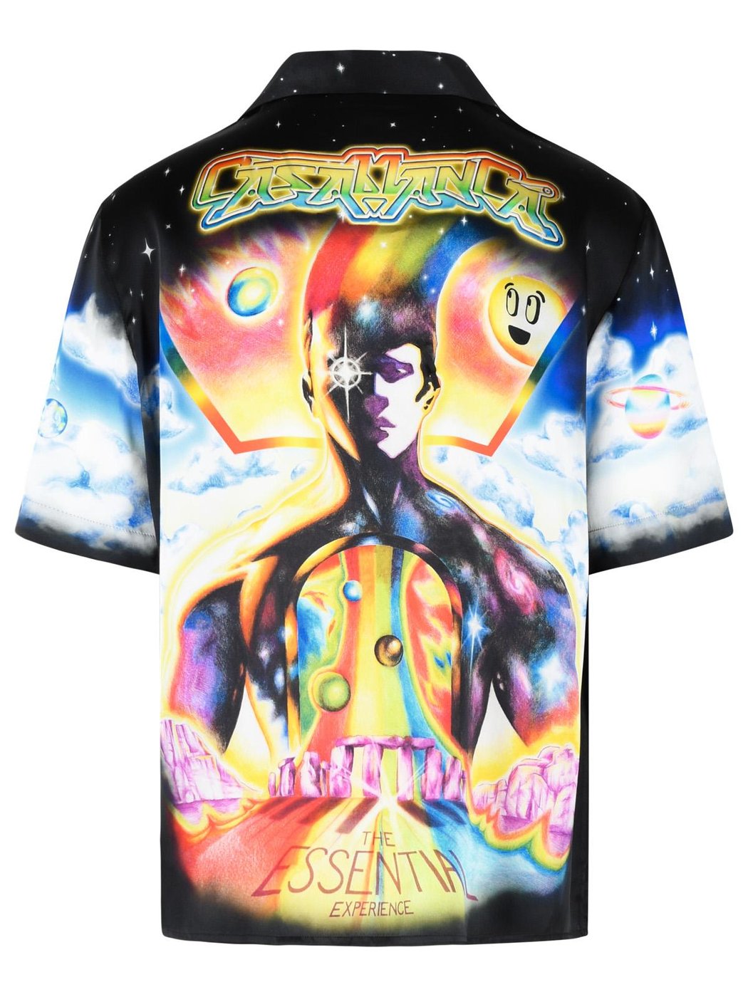 'The Essential Experience' Black Silk Shirt