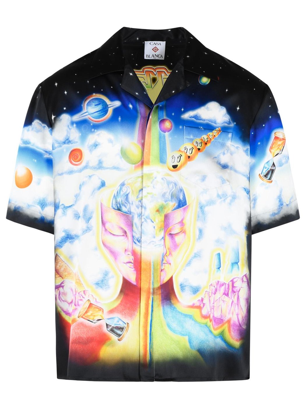 'The Essential Experience' Black Silk Shirt