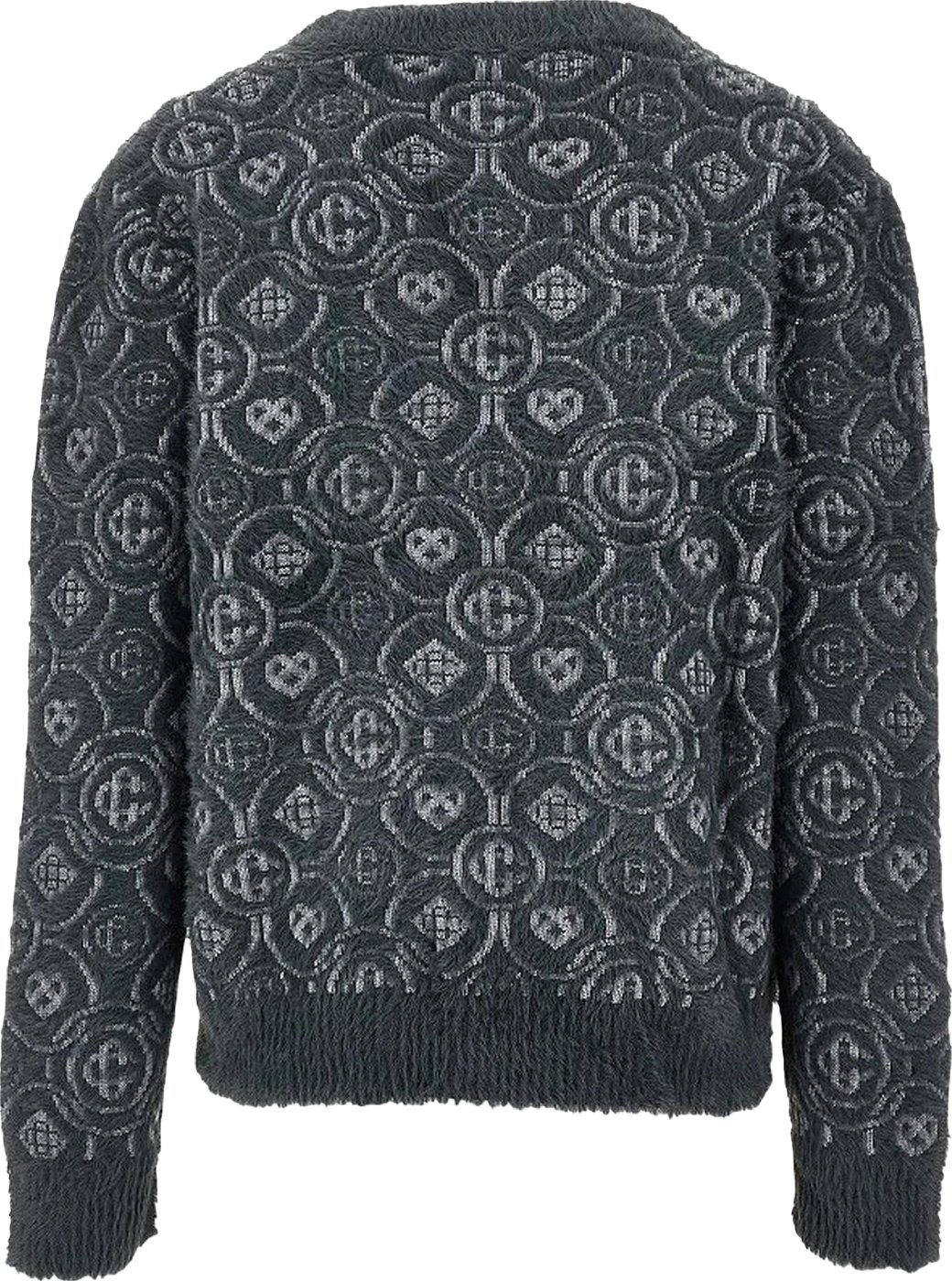 Casablanca Heren FLUFFY MONOGRAM CARDIGAN