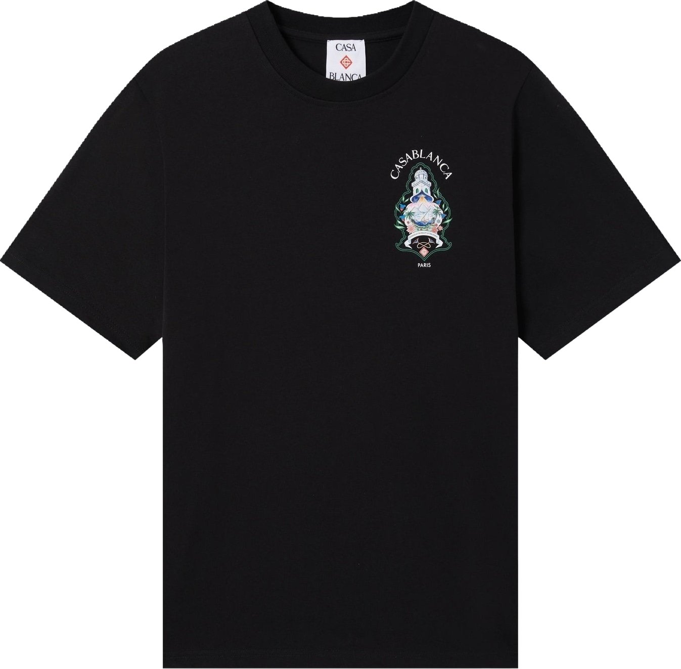 Heren Classic T-Shirt Hotel Emblem Zwart