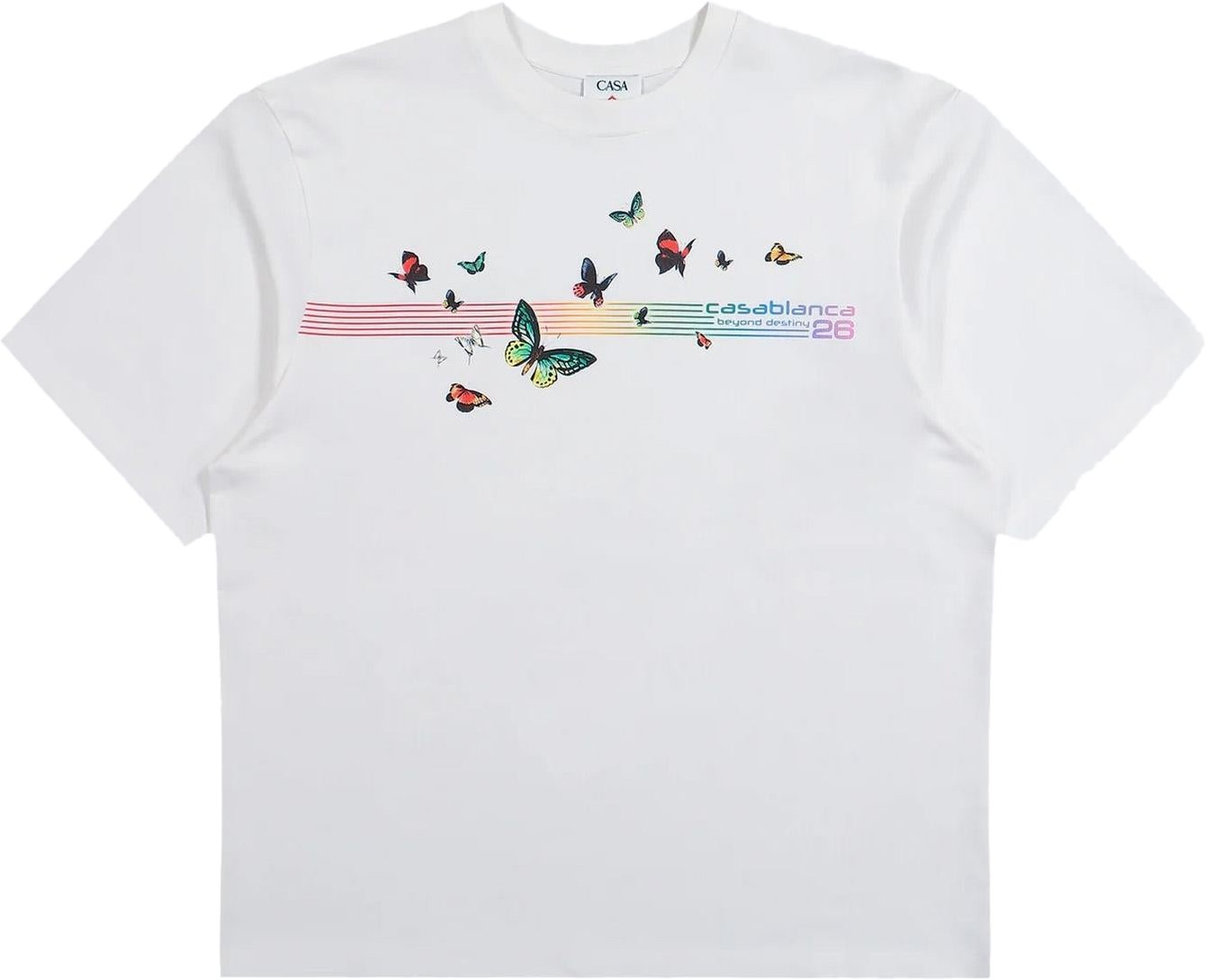 Heren Butterfly T-Shirt Wit