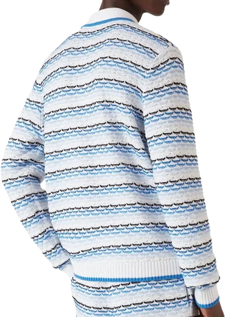 polo wit blauw