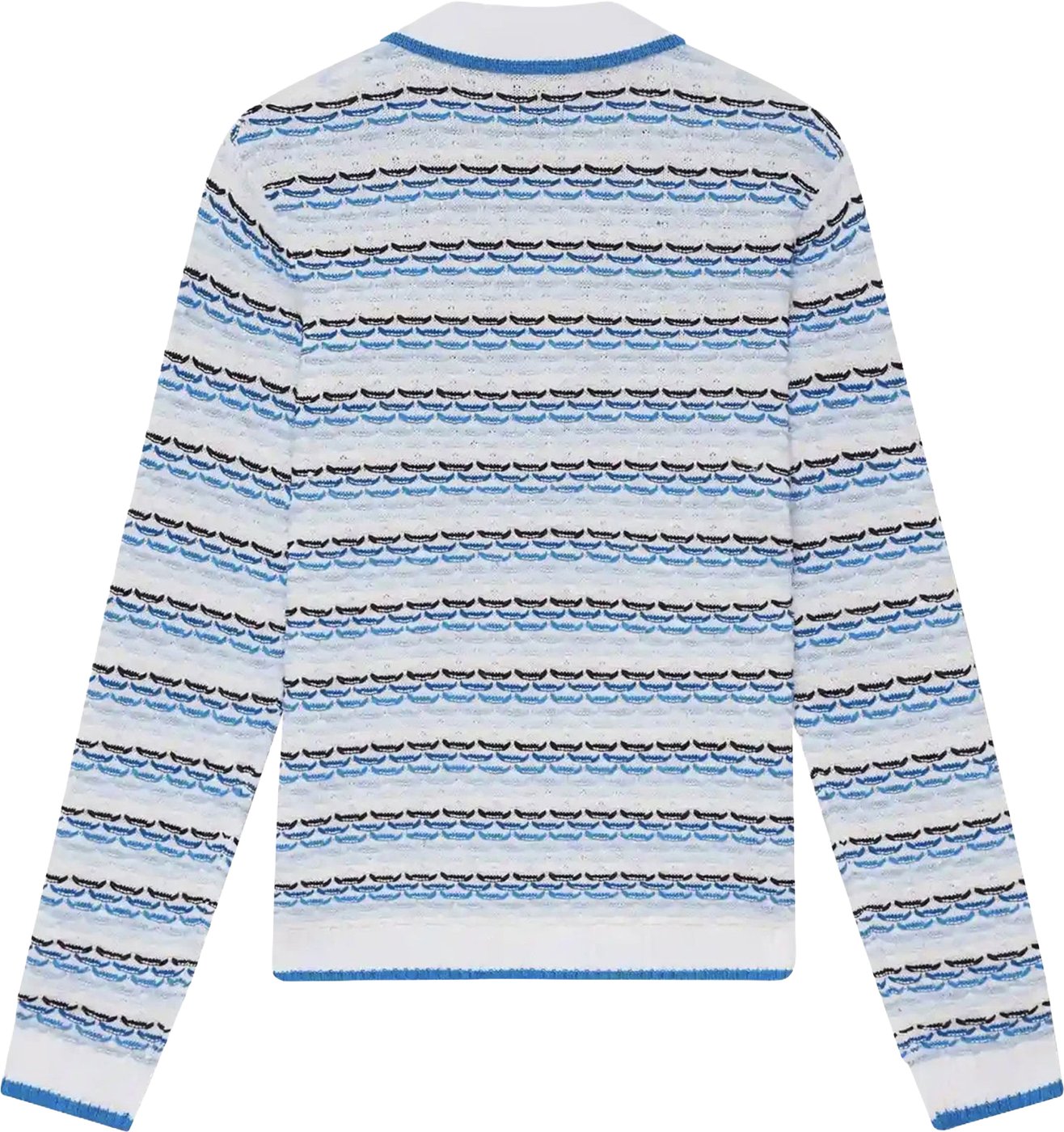 polo wit blauw