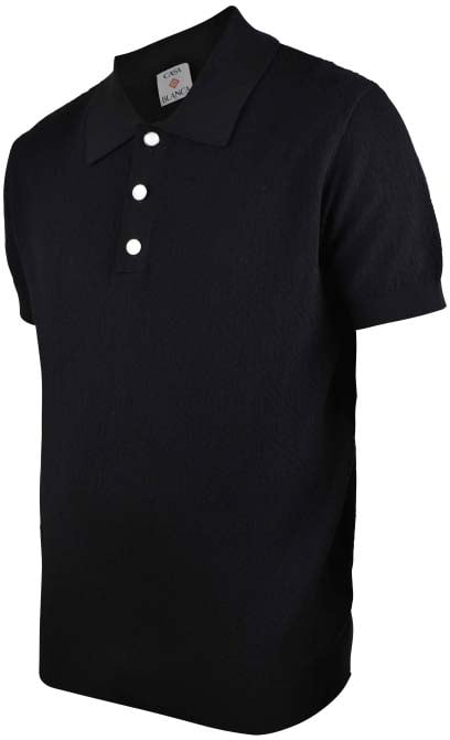 Pointelle Monogram Polo - Size: M
