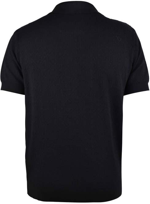 Pointelle Monogram Polo - Size: M