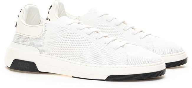 Casadei White Leather Athletic Sneakers