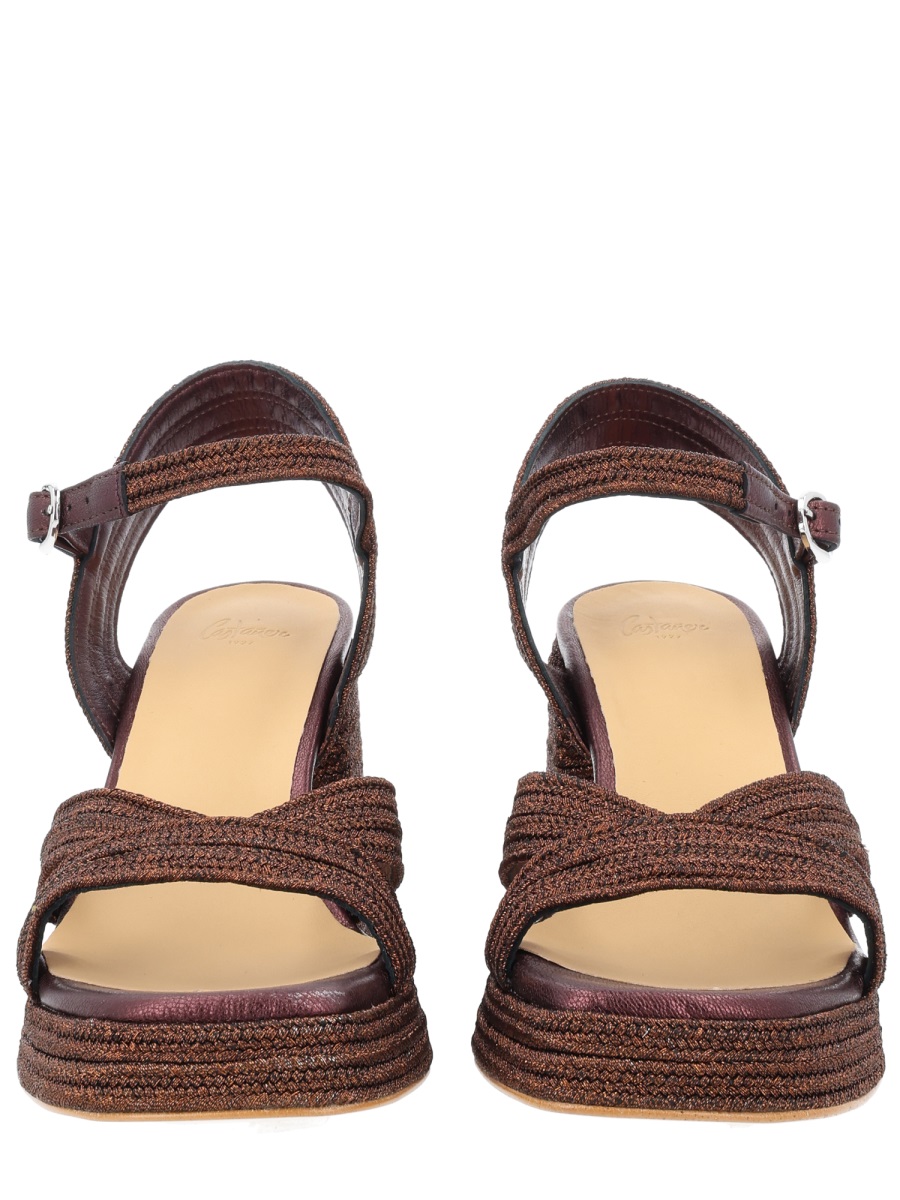 Neutrals Valley Braided Crisscross Strap Espadrilles