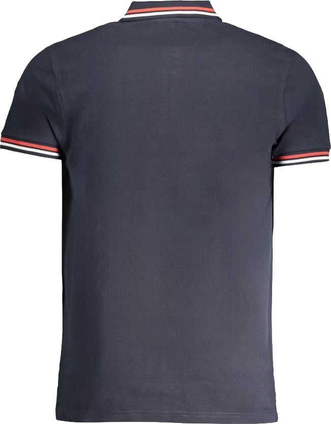 Cavalli Class Navy Cotton Men Polo Shirt