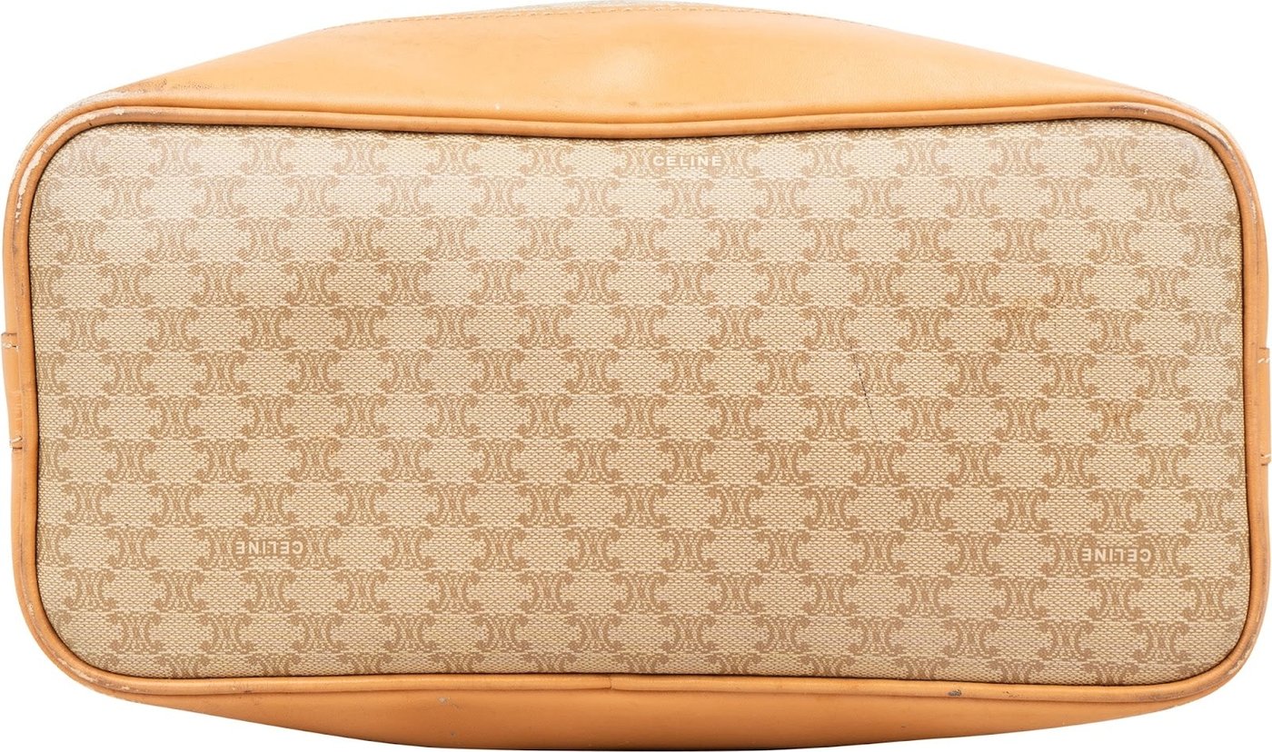 Celine Macadam Monogram Bucket Shoulder Bag