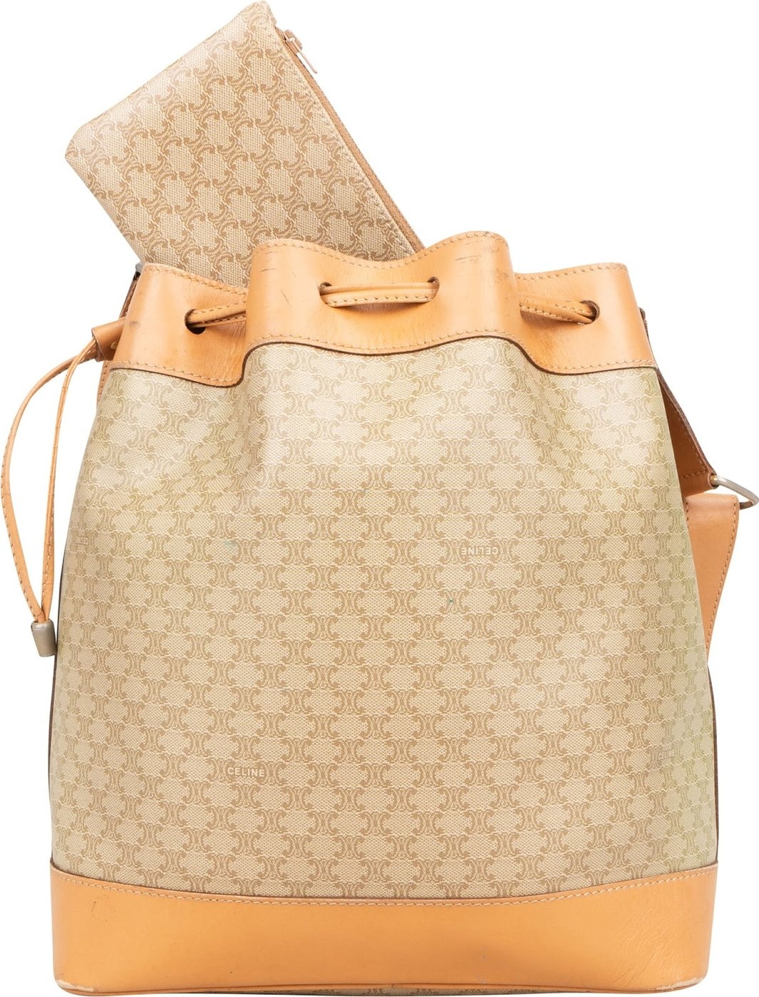 Celine Macadam Monogram Bucket Shoulder Bag