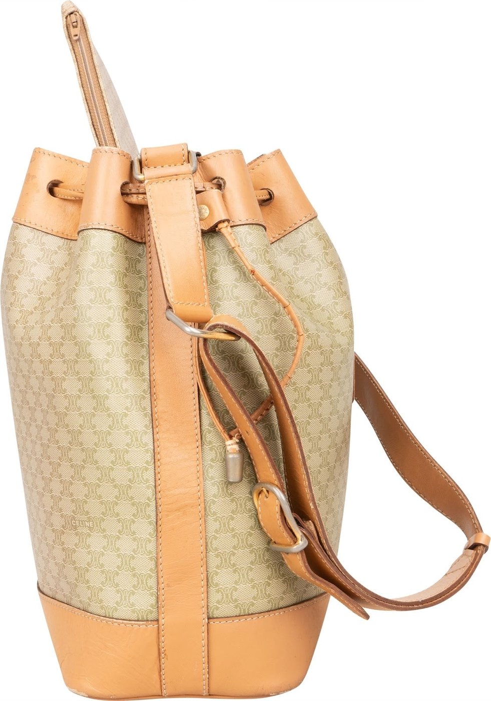 Celine Macadam Monogram Bucket Shoulder Bag