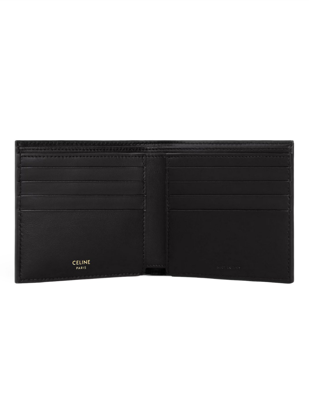 Celine Bi-fold card holder IN Triomphe Canvas Black