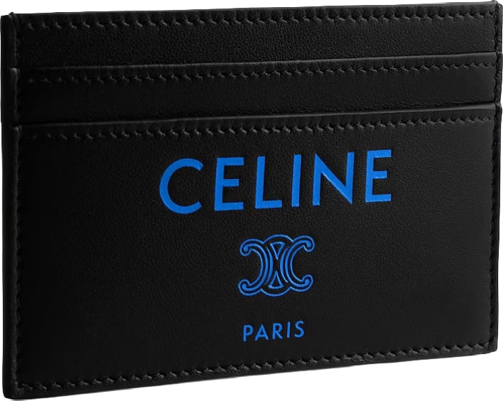 Celine Card Holder in Smooth Calfskin Black