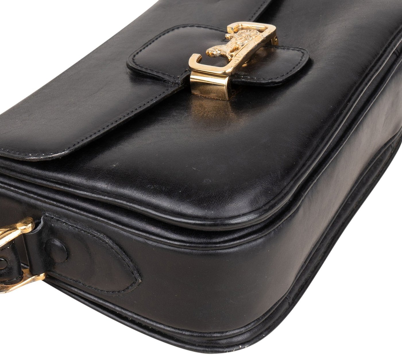 Céline Box Calf Leather Triomphe Shoulder Bag