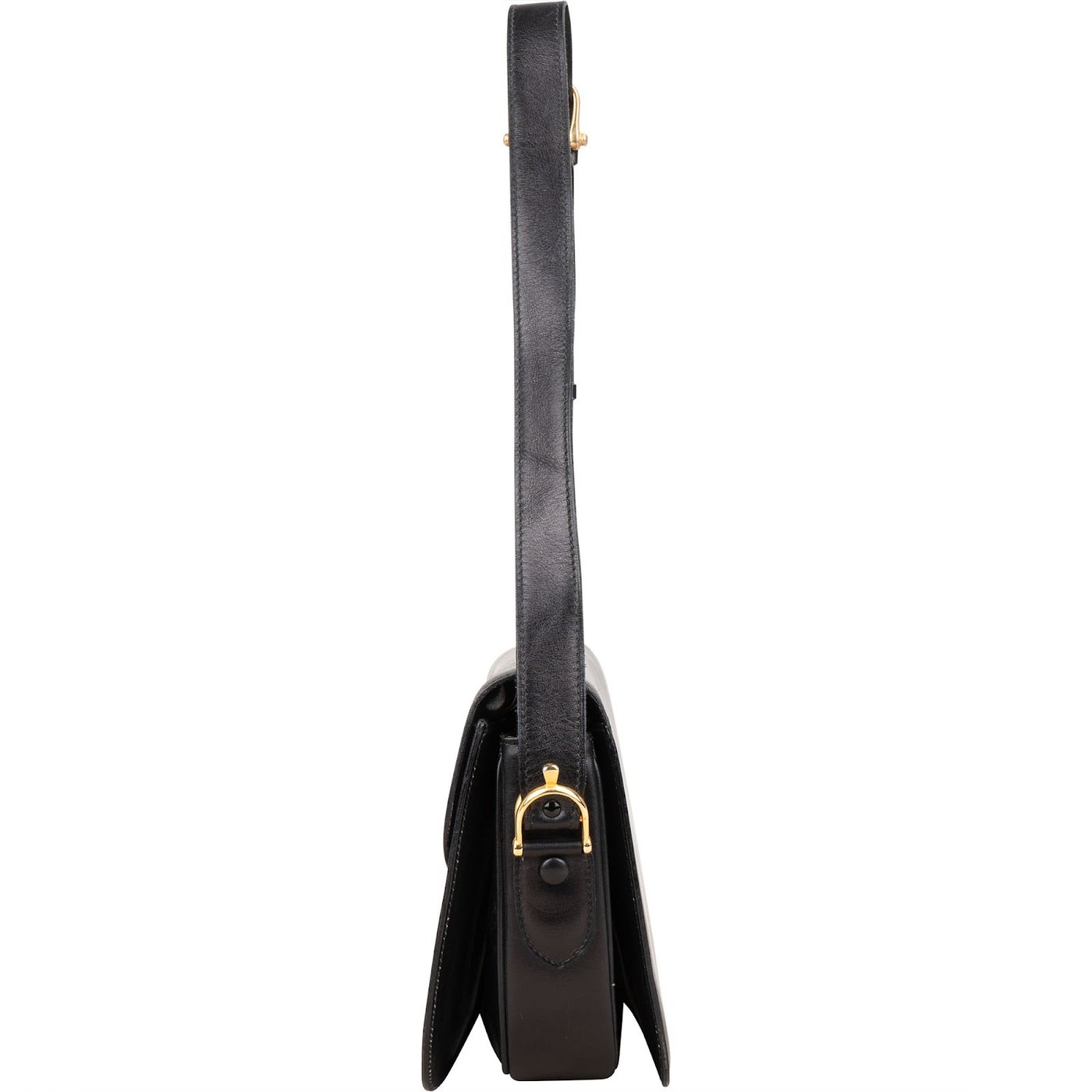 Céline Box Calfskin Leather Triomphe Shoulder Bag