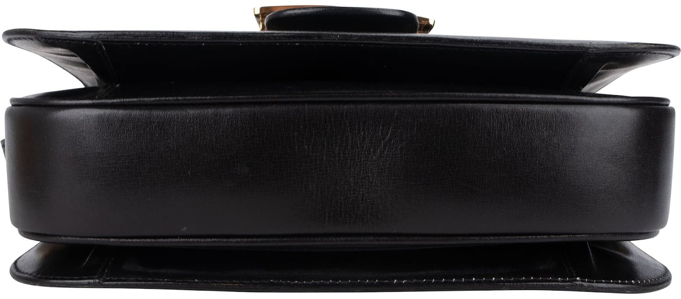 Celine Boxcalf Horse Carriage Triomphe Shoulder Bag