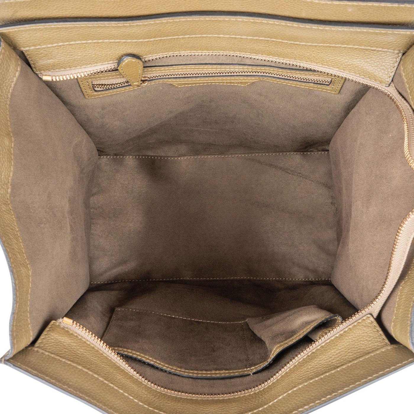 Céline Grained Calfskin Large Luggage Handbag