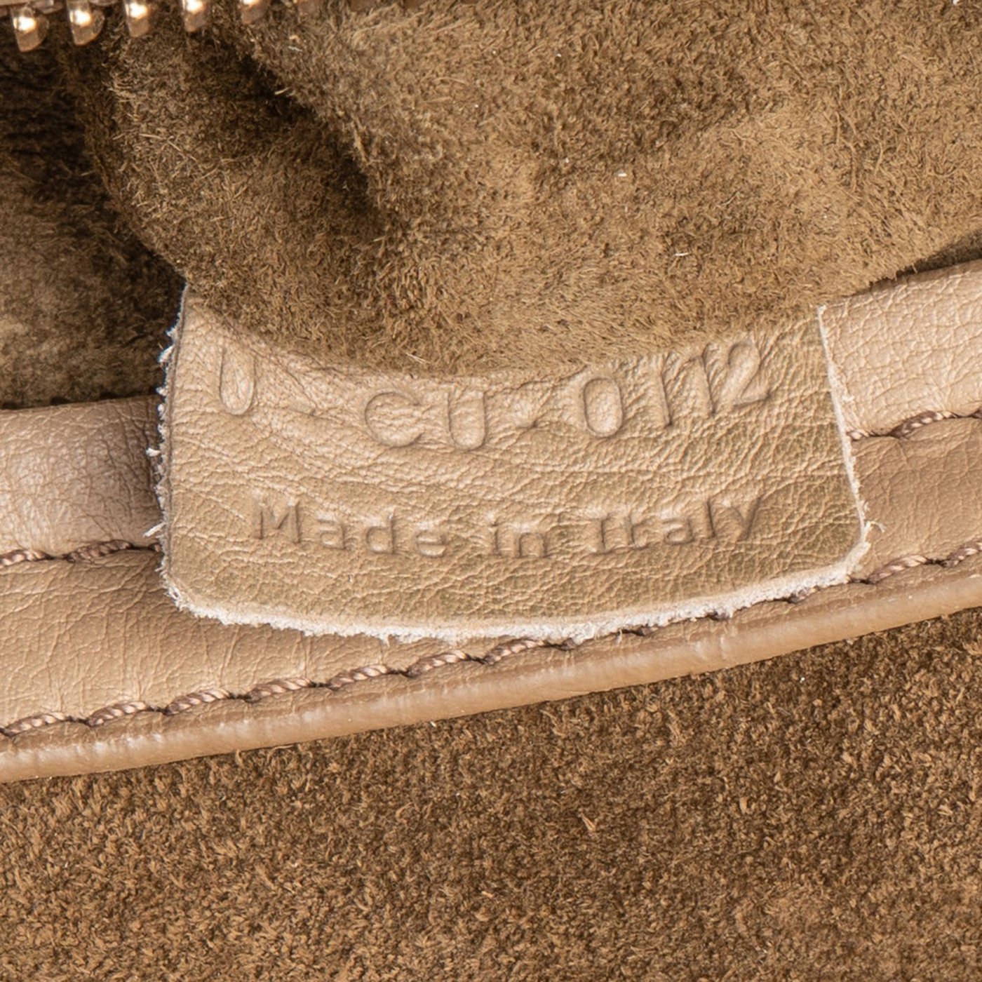 Céline Drummed Calfskin Phantom Handbag