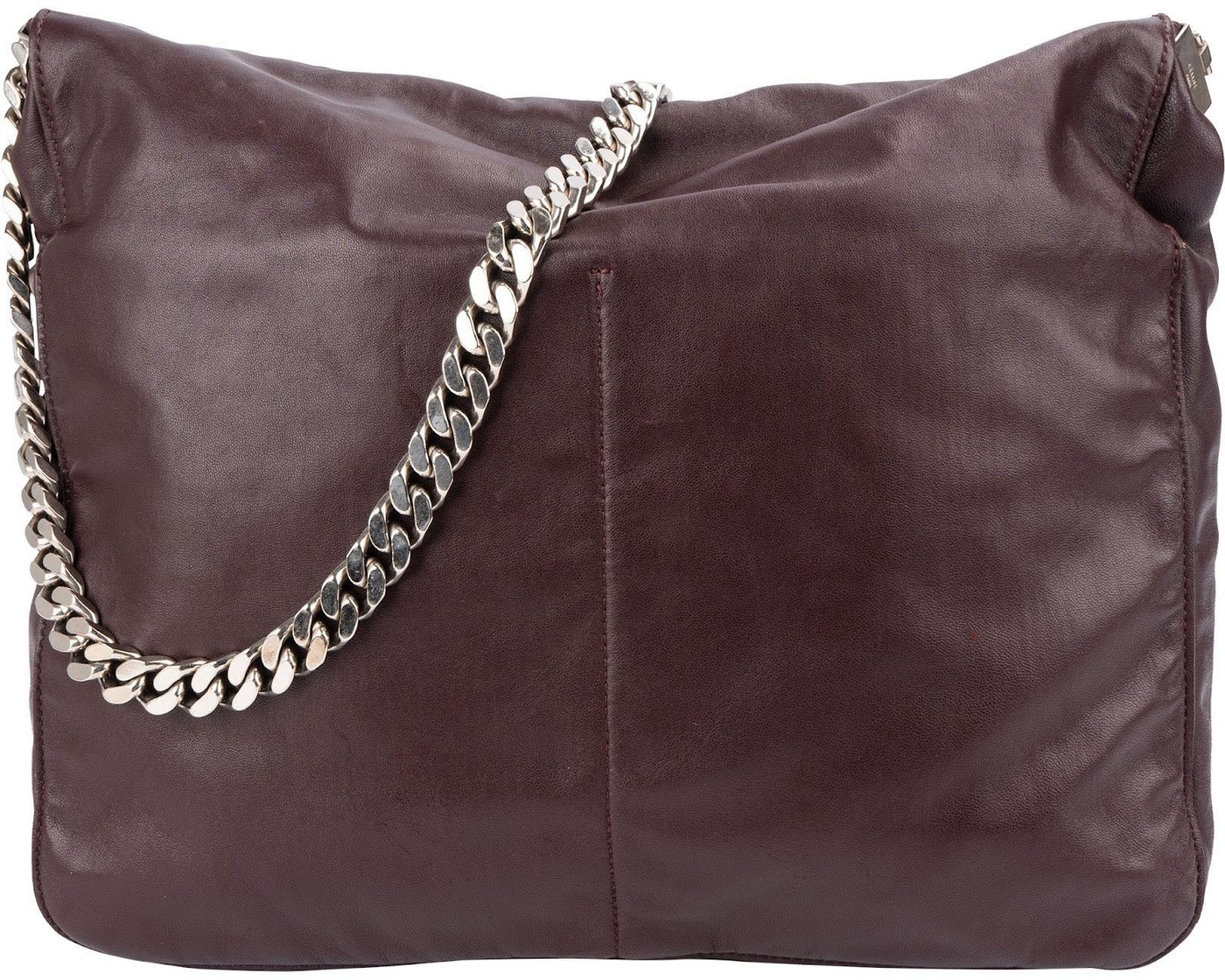 Celine Leather Chain Medium Gourmette Shoulder Bag