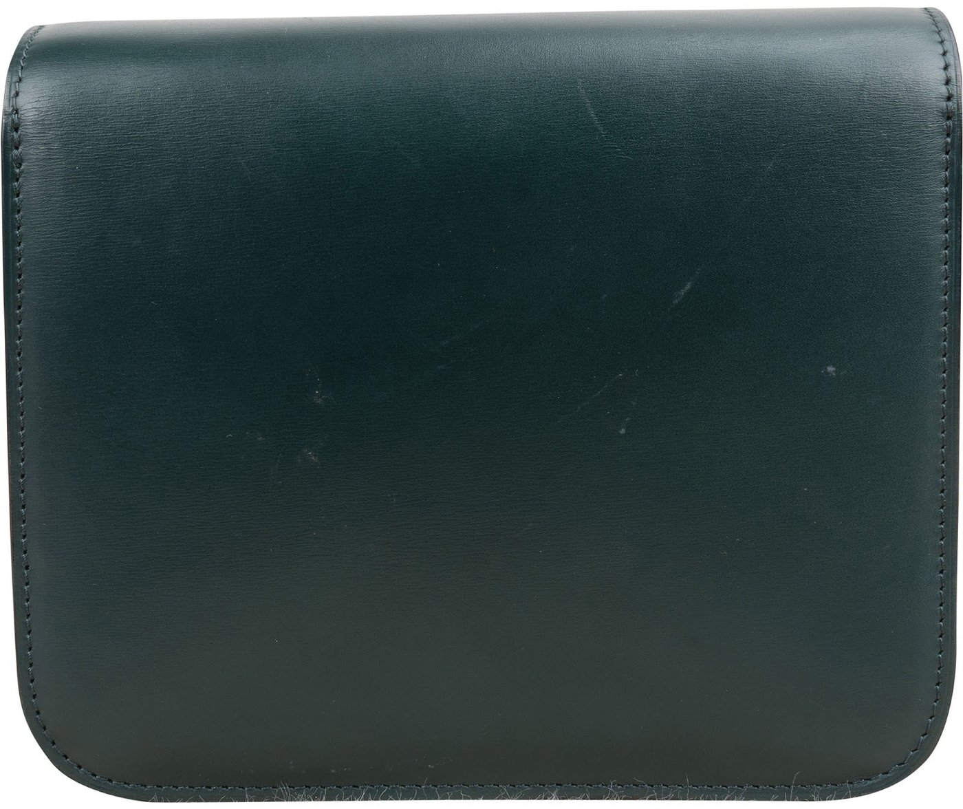 Celine Green Calfskin Classic Box Bag Small Crossbody Bag