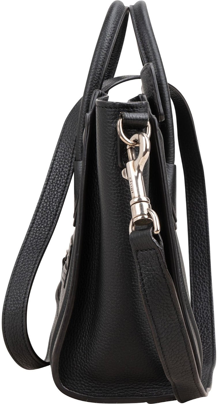 Céline Grained Calfskin Luggage Crossbody Handbag
