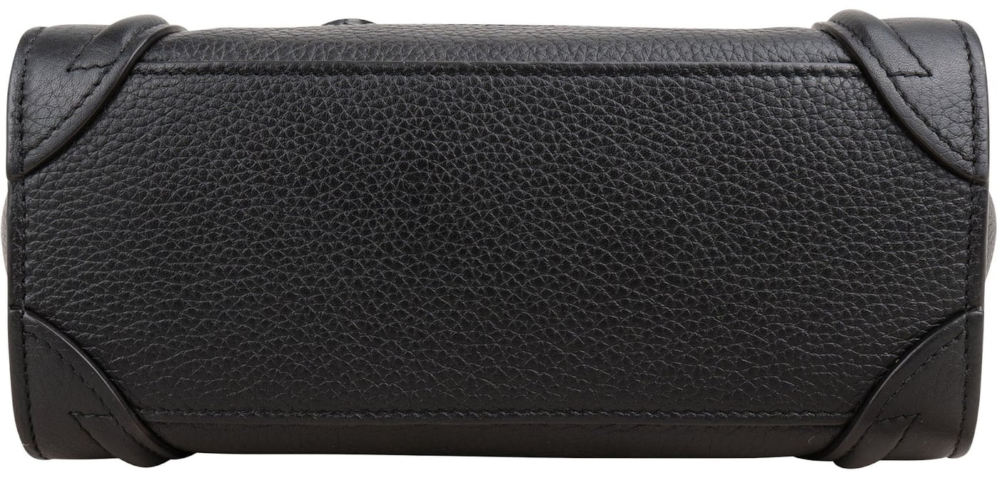 Céline Grained Calfskin Luggage Crossbody Handbag