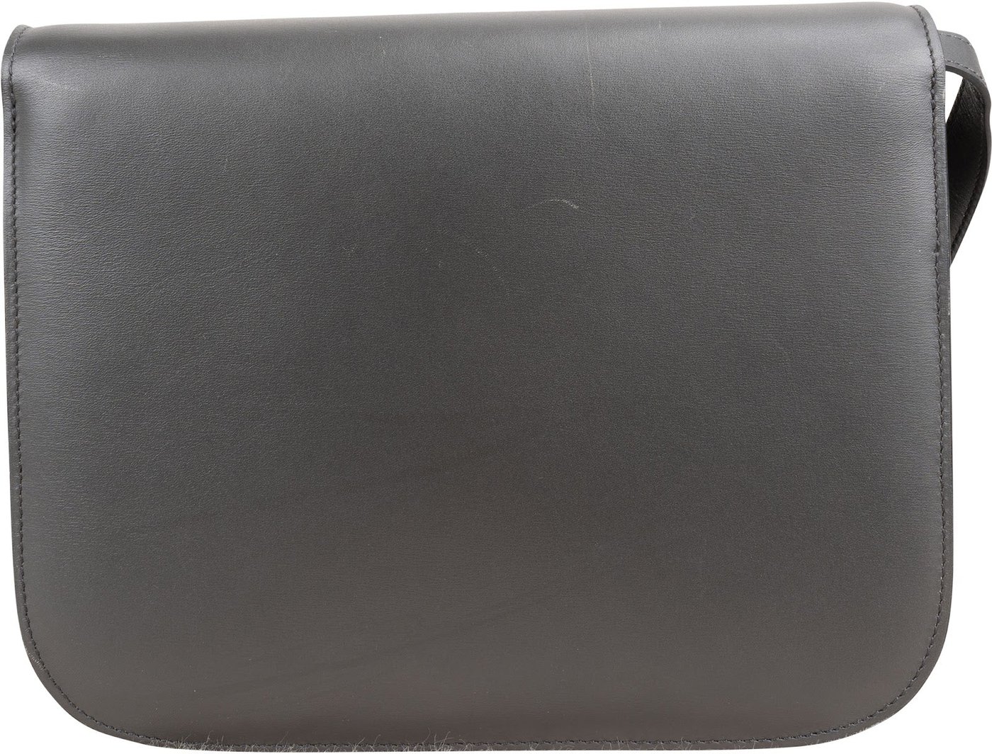 Celine Grey Calfskin Classic Box Bag Medium Crossbody Bag