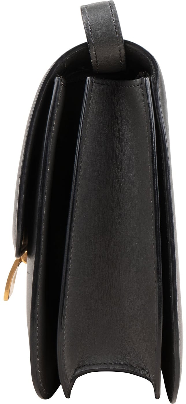 Celine Grey Calfskin Classic Box Bag Medium Crossbody Bag