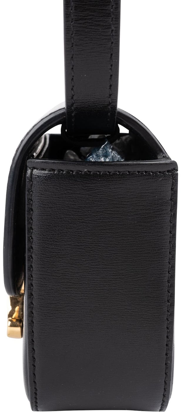 Celine Shiny Calfskin Box Micro Claude Crossbody Bag