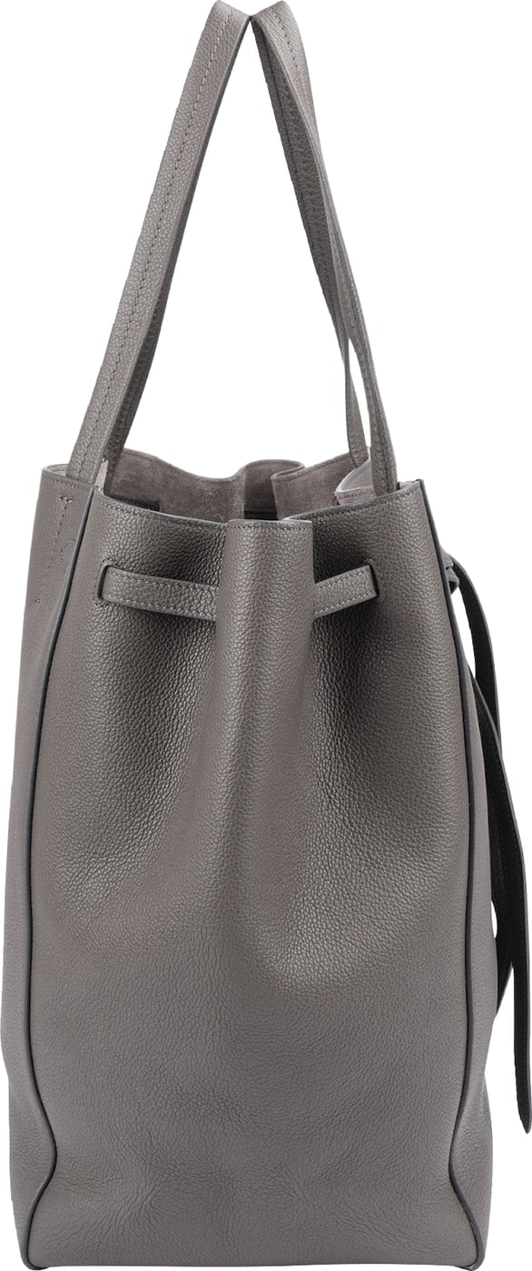 Celine Grained Calfskin Cabas Phantom Large Shopper Drawstring Shoulder Bag