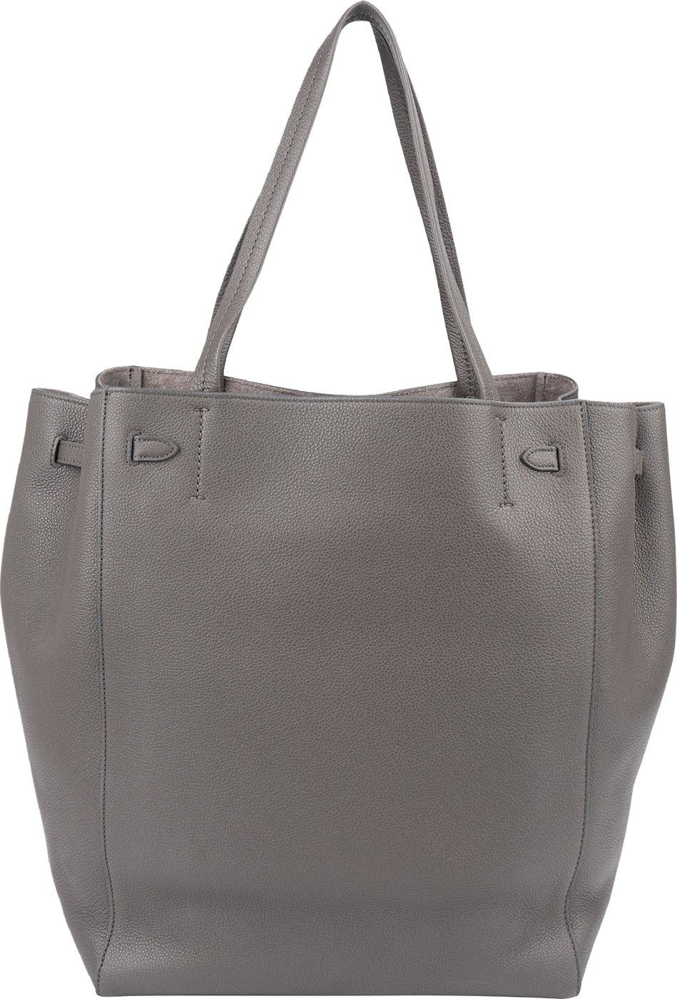 Celine Grained Calfskin Cabas Phantom Large Shopper Drawstring Shoulder Bag