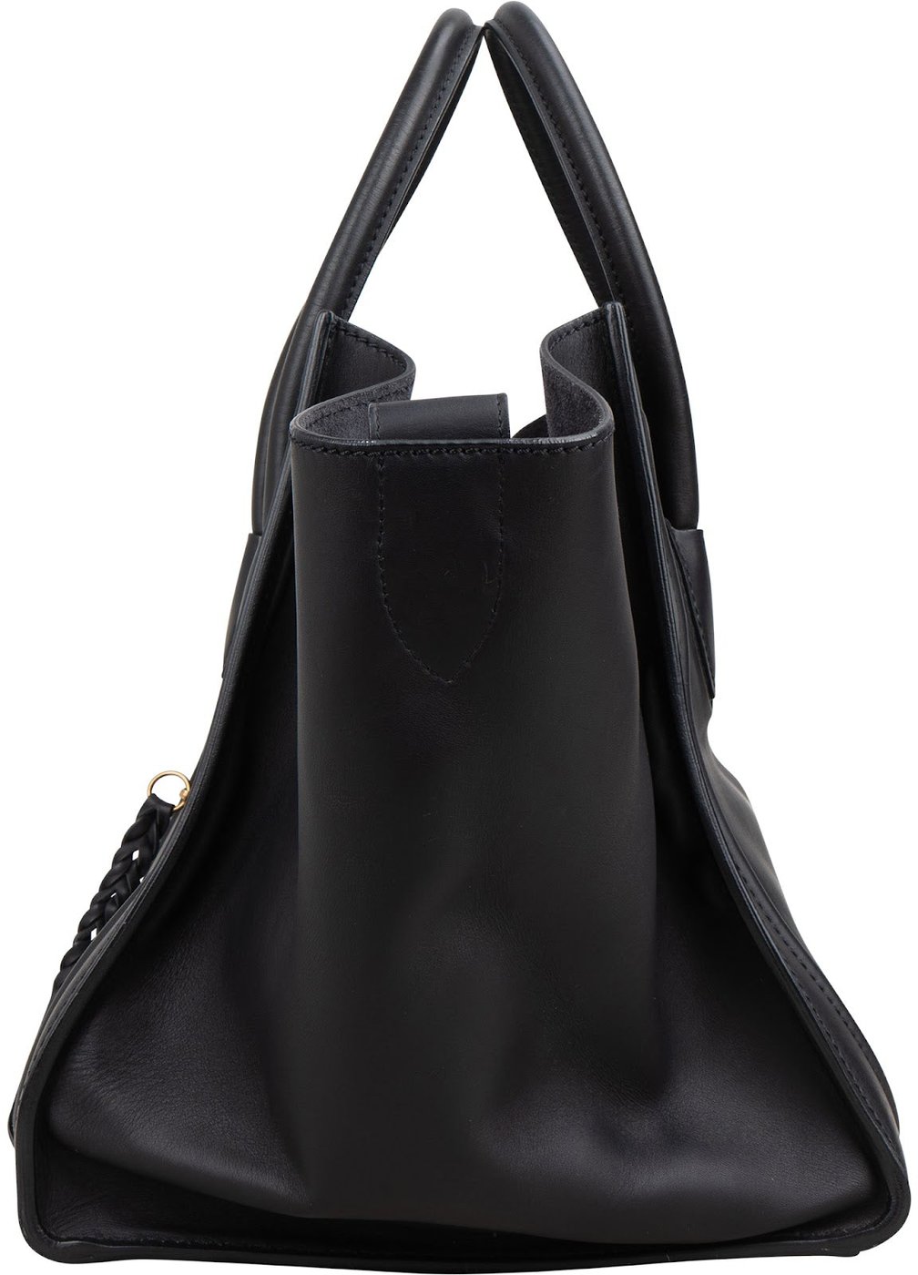 Céline Black Smooth Calfskin Large Phantom Handbag