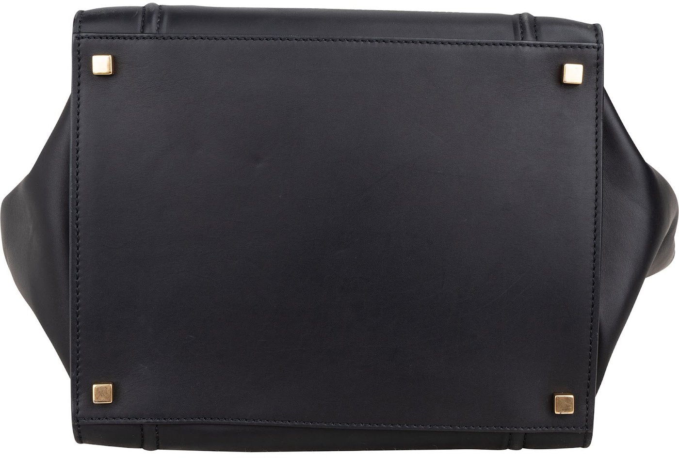 Céline Black Smooth Calfskin Large Phantom Handbag