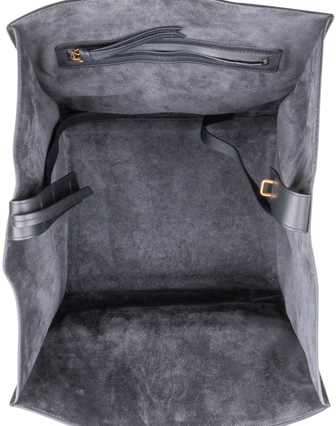Céline Black Smooth Calfskin Large Phantom Handbag