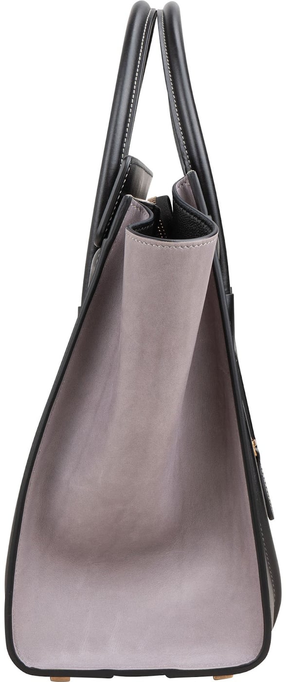 Céline Tricolor Smooth & Box Stitched Calfskin Luggage Handbag