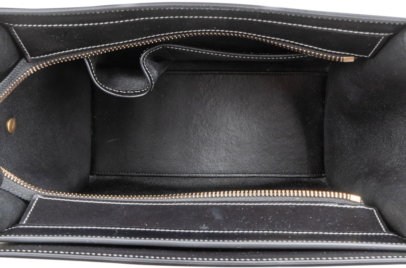 Céline Tricolor Smooth & Box Stitched Calfskin Luggage Handbag