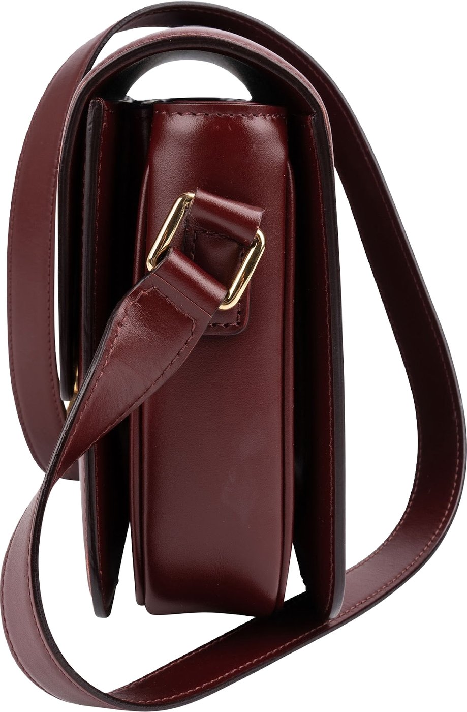 Celine Shiny Classic Boxcalf Leather Triomphe Crossbody Bag