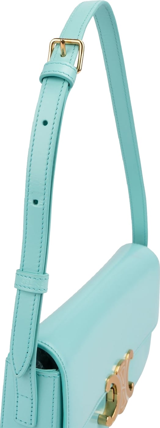 Celine Classic Boxcalf Leather Small Teen Triomphe Shoulder Bag