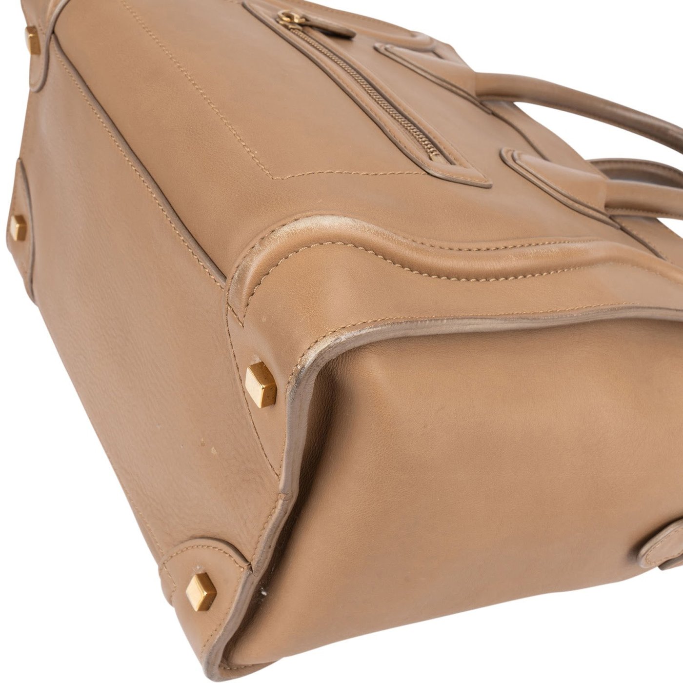 Celine Smooth Calfskin Luggage Handbag