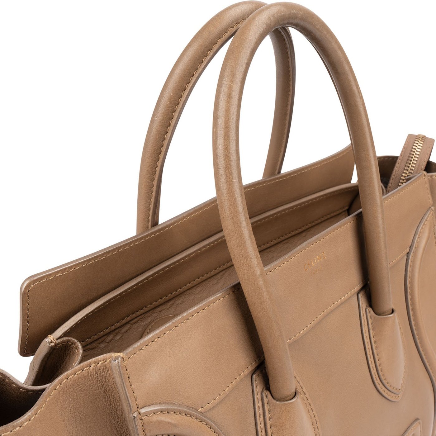 Celine Smooth Calfskin Luggage Handbag